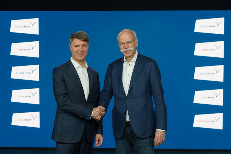 Zetche and Krueger announce BMW Daimler joint venture