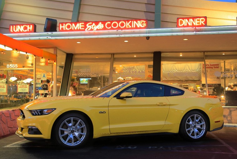 The Ford Mustang is about as yee-ha all-American as it gets. 
