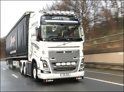 Around 215 lorry drivers have been fined for failing to pay the newly introduced HGV Levy. 