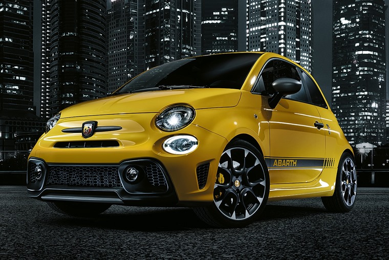Abarth 595 2017 Yellow Front Static