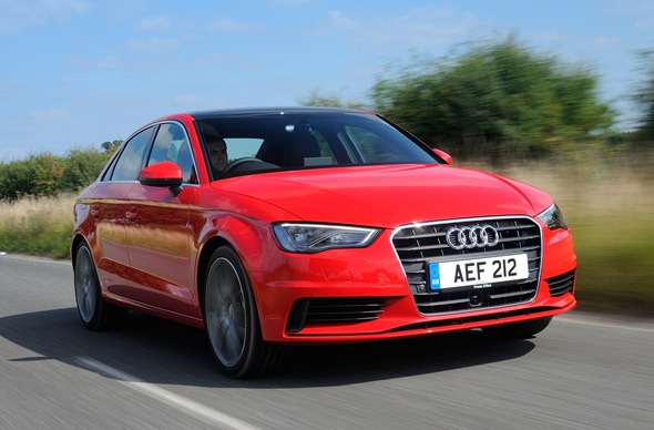 The A3 saloon is 11mm wider, 9mm lower and 146mm longer than the Sportback five-door hatch