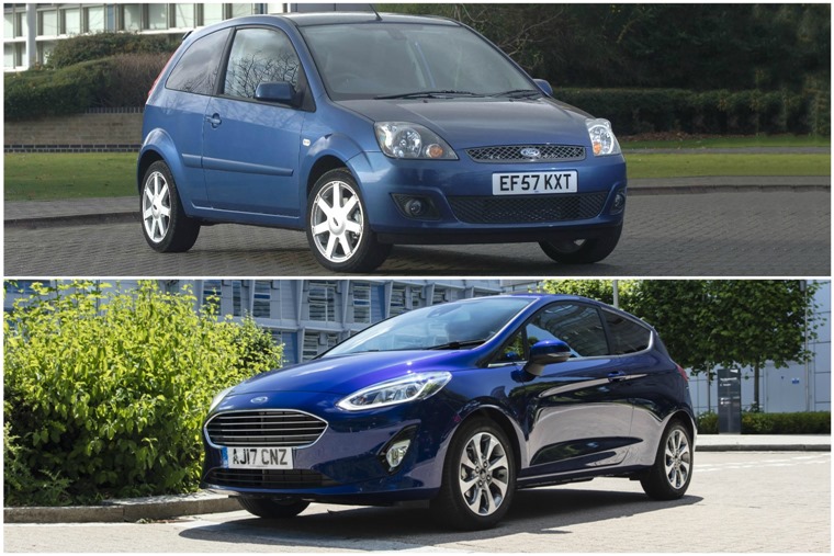 The Ford Fiesta 10 years apart – a lot can change in 3,650 days...