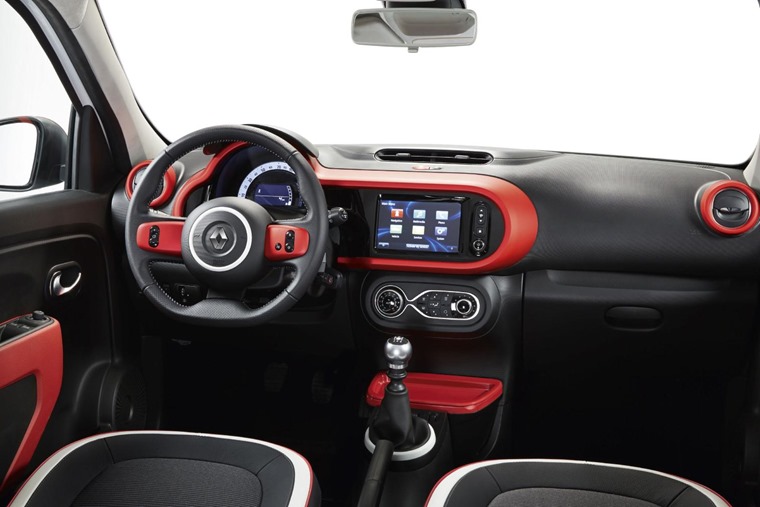 The cabin's build quality can't match that of the VW Up but it certainly is stylish and funky 
