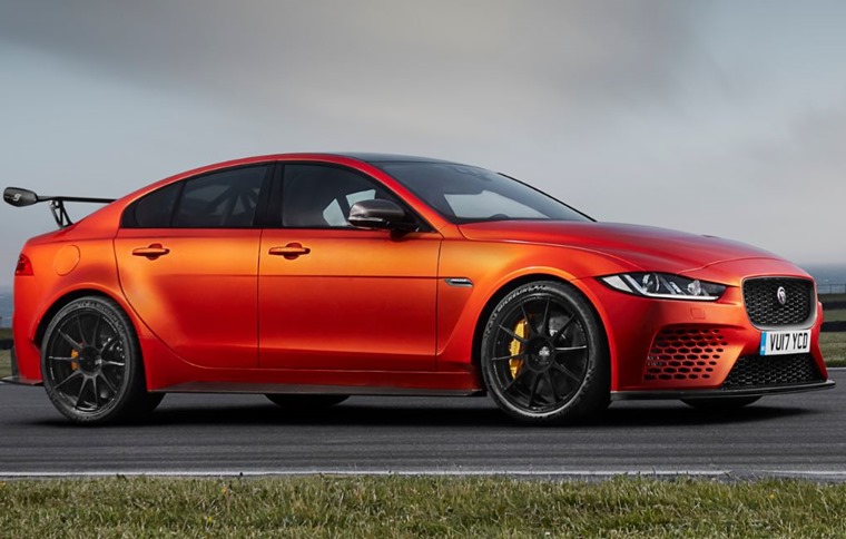 This Jaguar XE SV gets over 500bhp and a 5.0-litre V8.