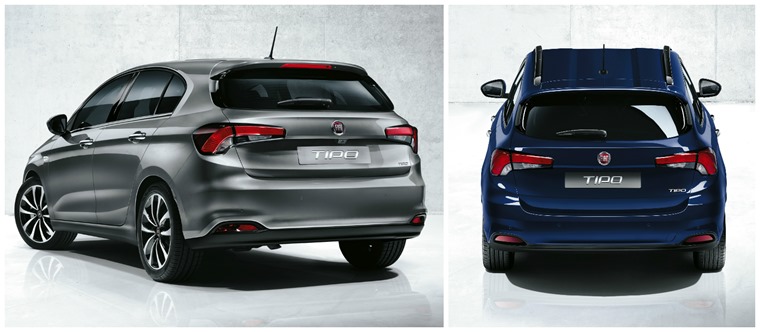 Fiat Tipo Hatch and Estate rear MY2017