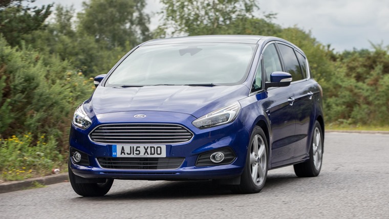 Ford S-Max 2016 Blue Front Dynamic 1