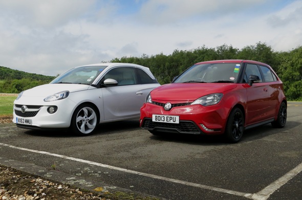 Vauxhall Adam and Birmingham-built MG3, both highly customisable and aimed squarely at young buyers