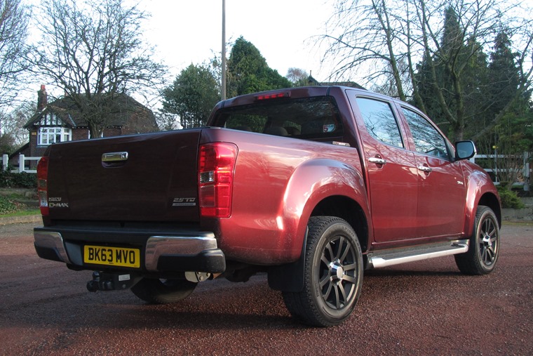 At almost 5.3 metres long, the D-Max isn't the most manoeuvrable vehicle