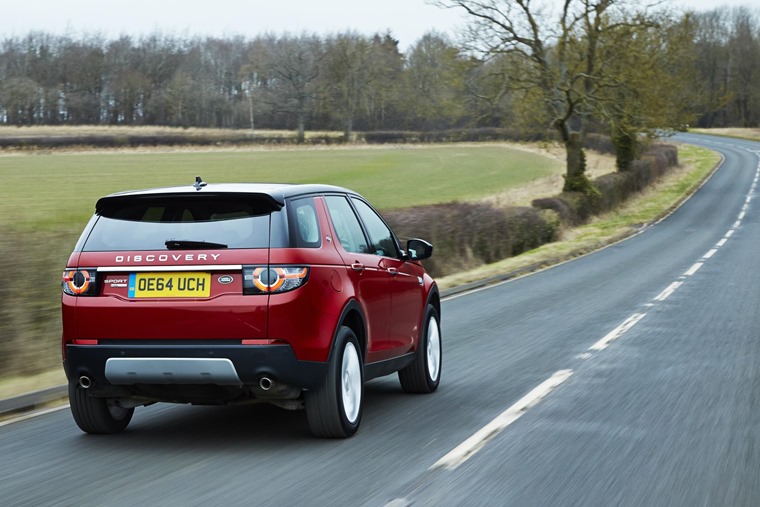 Land Rover Discovery Sport 2015 Red Rear Dynamic