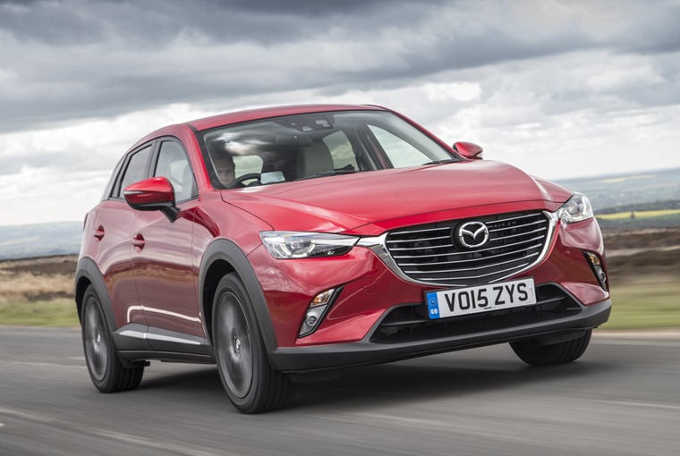 Mazda CX-3 2016 red front