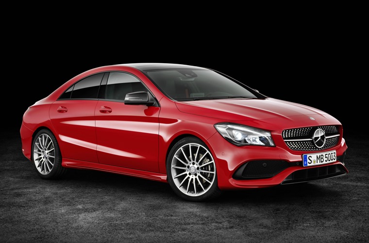 Mercedes CLA 2016 Red Front Static