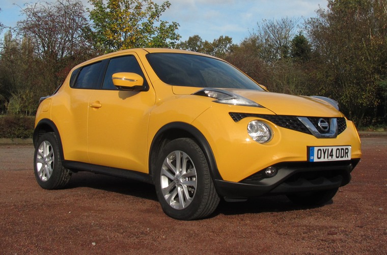 Nissan Juke yellow facelift 2014 exterior (5)