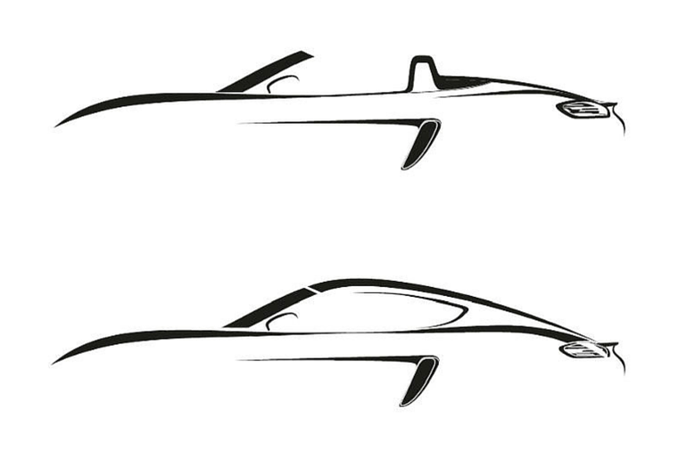 Porsche 718 Sketches 1