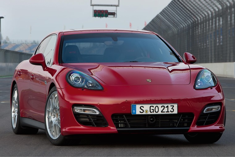 Porsche Panamera GTS Red Front Static