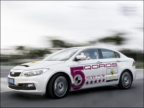 The Qoros 3 Sedan was the safest vehicle tested by Euro NCAP in 2013. 