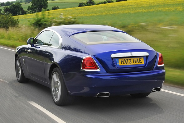 At more than 5.2 metres long and almost two metres wide, the Wraith’s agility is its most embarrassing factor. 