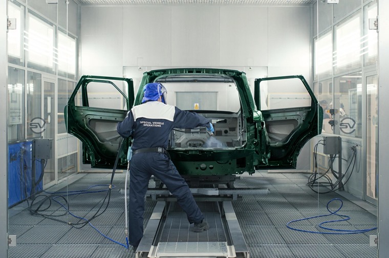 Jaguar Land Rover paint facility