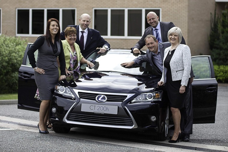 Slimming World's Lexus hybrids will cover around 30,000 business miles a year