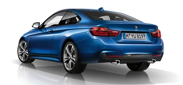 From the rear, the 4-Series almost seems too wide