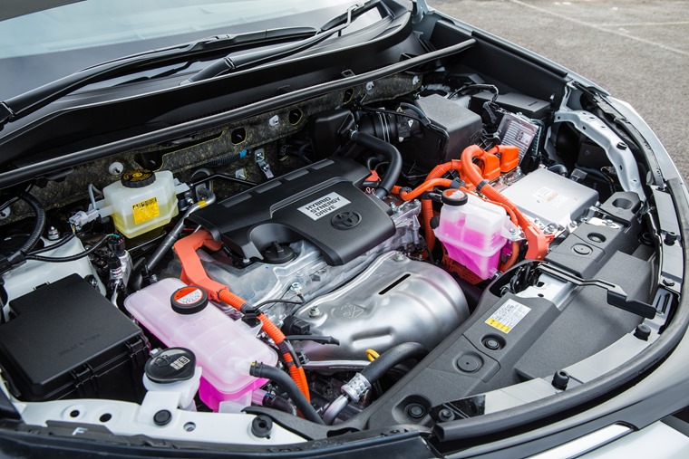 Toyota RAV4 Hybrid 2016 White Powertrain