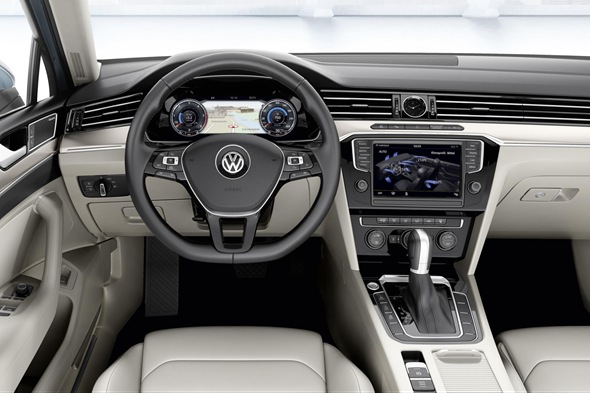 VW Passat saloon and estate mk8 2015 interior
