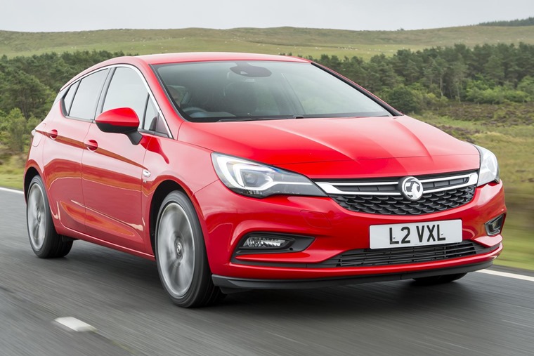 Vauxhall Astra 2016 Red Front Dynamic