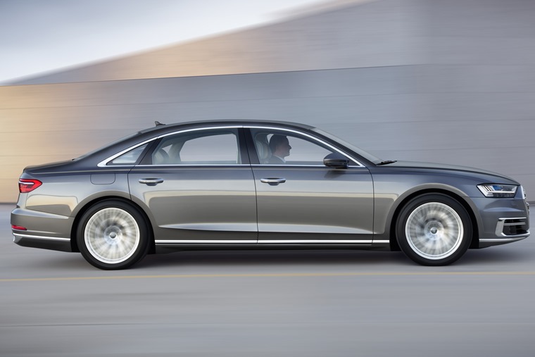 Autonomous tech and mild-hybrid drivetrains feature across the new Audi A8 range.
