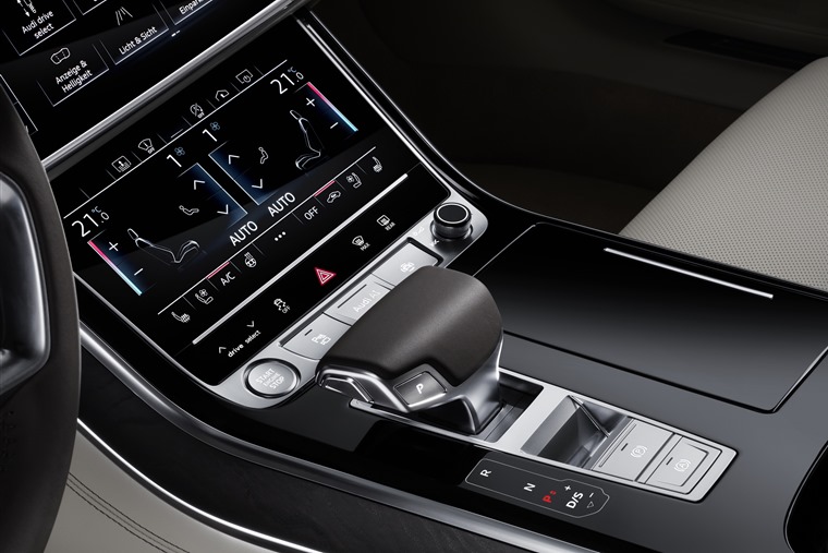 Most of the car's functions are controlled via touchscreens, including the climate control.