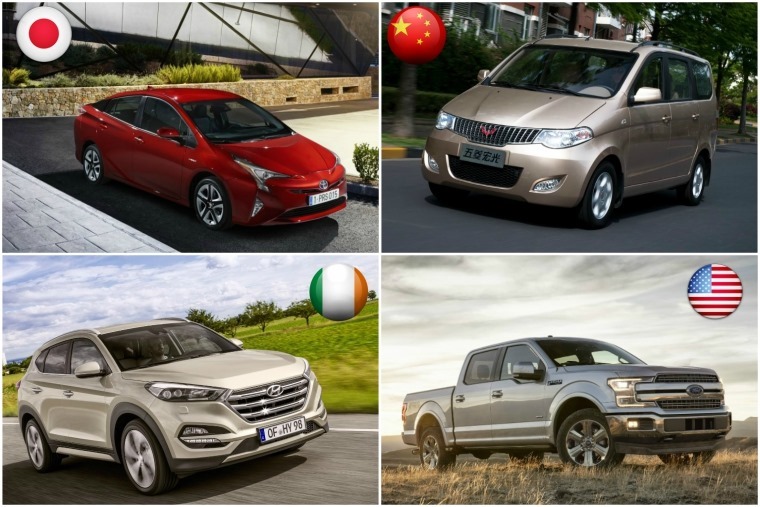 We've had a look at the most popular vehicles from around the globe...