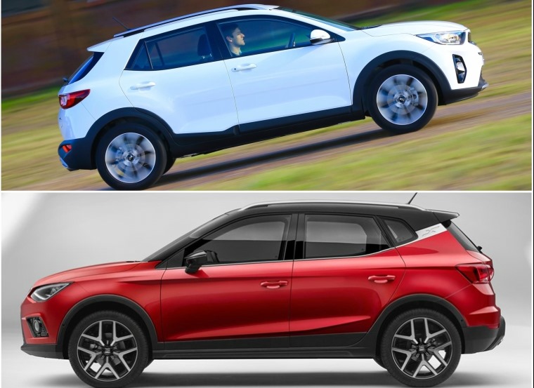 Kia Stonic (above) or Seat Arona (below) – which would you pick?