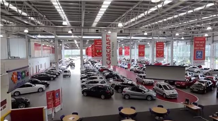 Carcraft showrooms - taken from youtube