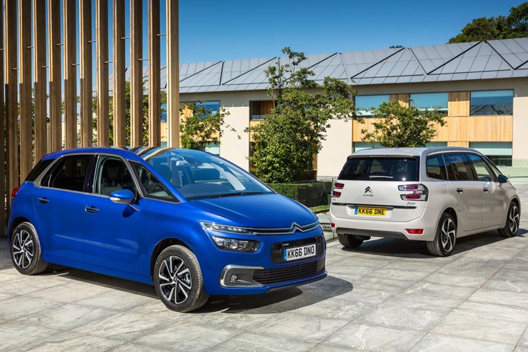 Citroen's new C4 people carriers get updated looks