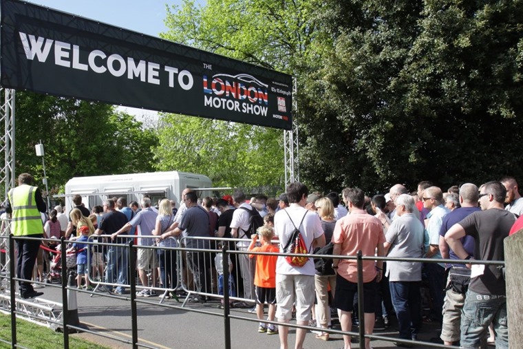 Last year's London show attracted big crowds...