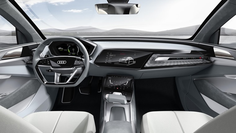 Audi E-Tron Sportback concept lead interior