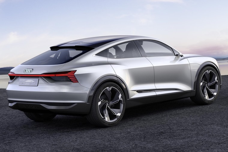 Audi E-Tron Sportback concept lead interior rear