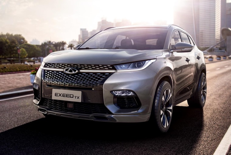The is Chinese carmaker Chery's first Europe-bound car – the Exeed TX.