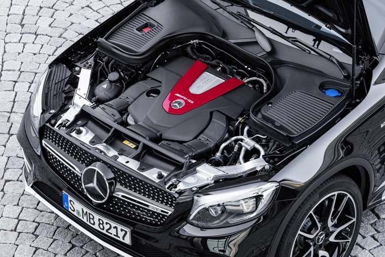 It features AMG's 3.0-litre V6 twin-turbo engine that produces 362bhp