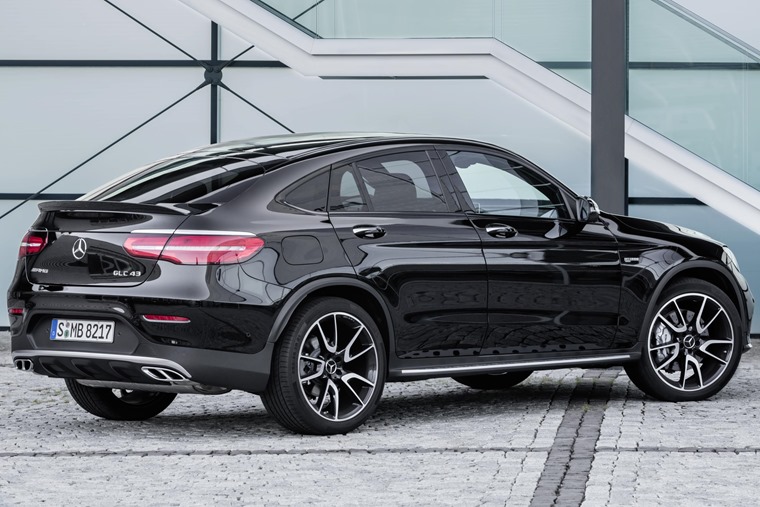 Unlike the standard GLC, the Coupe version gets a sloping rearend