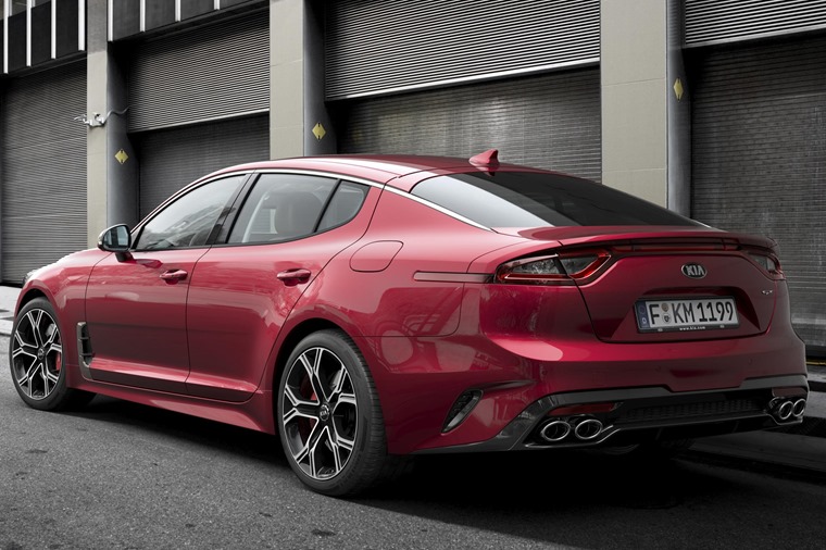 Kia Stinger GT is aiming at the likes of the Audi A7, which it rather resembles from the back.
