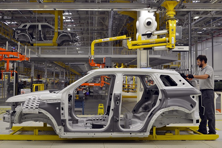 Jaguar Land Rover production facility