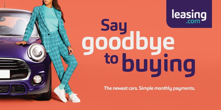 Win £500 as Leasing.com launches “Say goodbye to buying” ad campaign