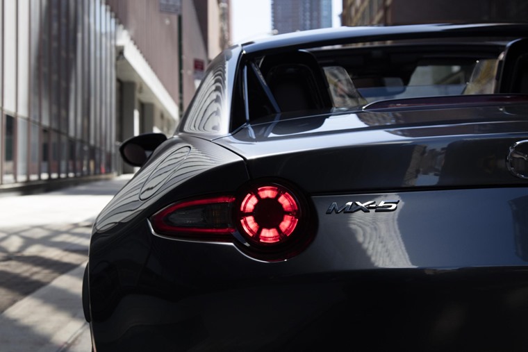 Rear pillars give the little MX-5 a whole new look and for some, a new appeal.