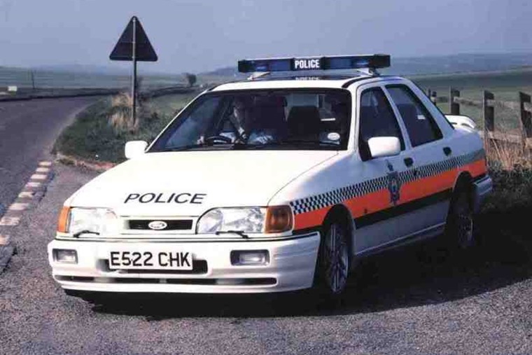Ford Sierra Sapphire Cosworth Police car