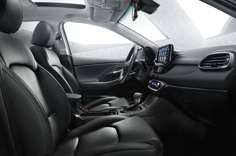 The interior features all Hyundai's latest tech and a host of new driver aids too.